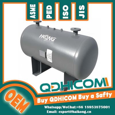 Quality  Laboratory Carbon Steel Horizontal Air Receiver Tank Compressor Reservoir Tank PED Certified factory