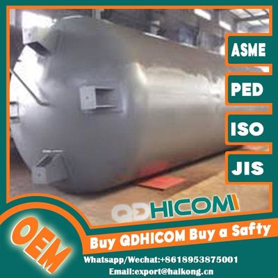 Sanitary Grade Horizontal Air Receiver Tank Polishing Stainless Steel Air Compressor Tank