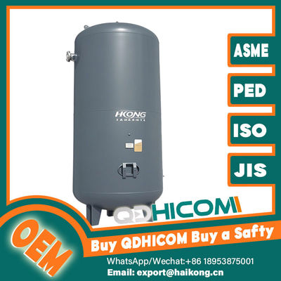 Vertical Compressed Air Holding Tank Carbon Steel Air Receiver Tank ASME Certified