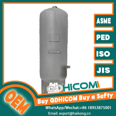 Durable Vertical Air Buffer Tank Carbon Steel for Manufacturing Systems PED Certified