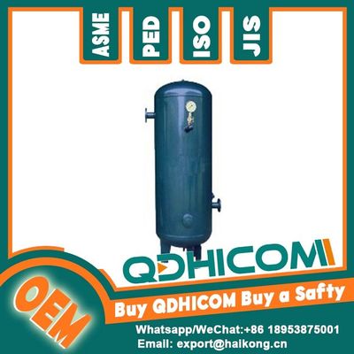 ASME Approved Vertical Compressor Air Receiver Tank Carbon Steel For Industrial Automation