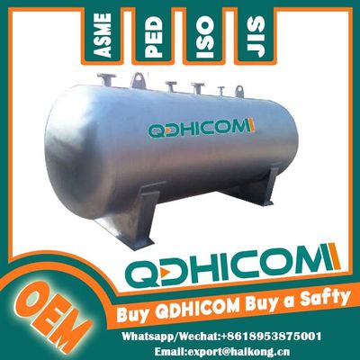 Stable Horizontal Air Compressor Tank 316L Stainless Steel Air Receiver Tank