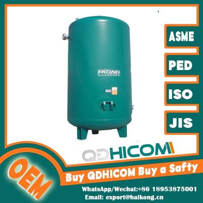 Air Flow Balancing Vertical Air Receiver Tank Epoxy Coated For Industrial Tools