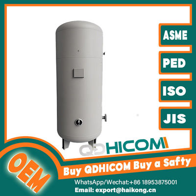 Durable Carbon Steel Compressed Air Receiver Tanks Vertical PED Certified