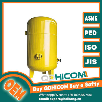 Vertical CS ASME Air Receiver Tanks Safe Pressure Storage Tank Receiver Tank