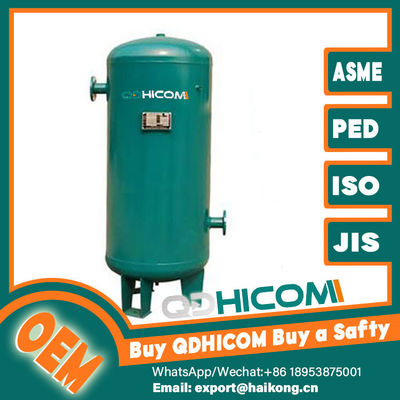 Surge Absorption Vertical Compressed Air Receiver Tanks For Equipment Supply Lines