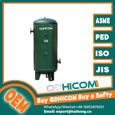 Durable Air Holding Tank Welded Carbon Steel Vertical Receiver Tank For Machinery Operations