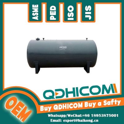 System Balance Horizontal Air Receiver Tank Reinforced Steel Compressed Air Tank