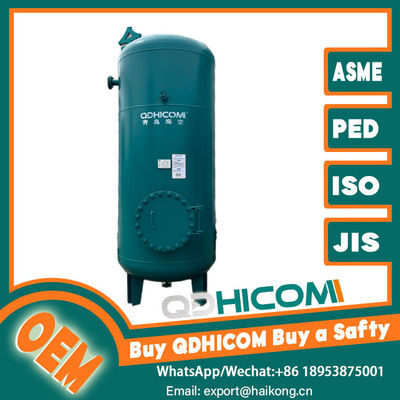 Pressure Surge Vertical Air Compressor Receiver Tank Carbon Steel For Equipment Backup