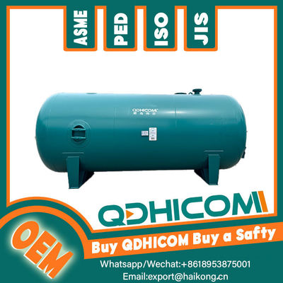 Horizontal Compressor Air Receiver Tank High Pressure Steel For Mechanical Operations