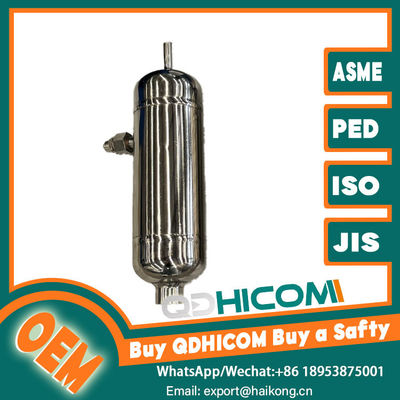 Durable Vertical Air Buffer Tank Carbon Steel for Manufacturing Systems PED Certified