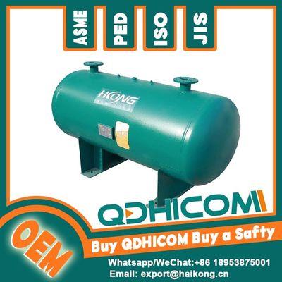 Pneumatic Line Stabilizer Horizontal Carbon Steel Receiver Tank For Medical Air Systems