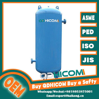 Vertical Air Surge Tank Carbon Steel Compressed Air Tank Painted For Workshop Use