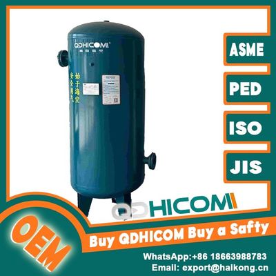 Industrial Compressed Vertical Air Receiver Tank Stainless Steel Air Storage Vessel