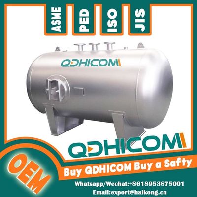 304 Stainless Steel Horizontal Air Storage Tank For Pharmaceutical Use