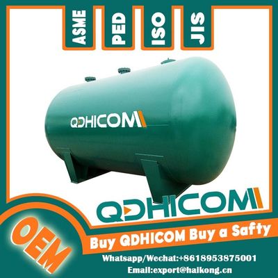 8m3 Capacity Industrial Horizontal Air Receiver Tank Compressed For Pneumatic Devices
