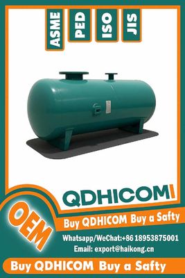 Stable Pressure Horizontal Compressed Air Receiver Tanks Carbon Steel ASME Compliant