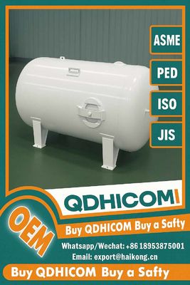 Pneumatic Flow Stabilizer Horizontal Receiver Tank Durable Steel Air Tank For HVAC Support