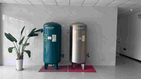 High Purity Vertical Compressed Air Receiver Surge Tank Food Grade Stainless Steel